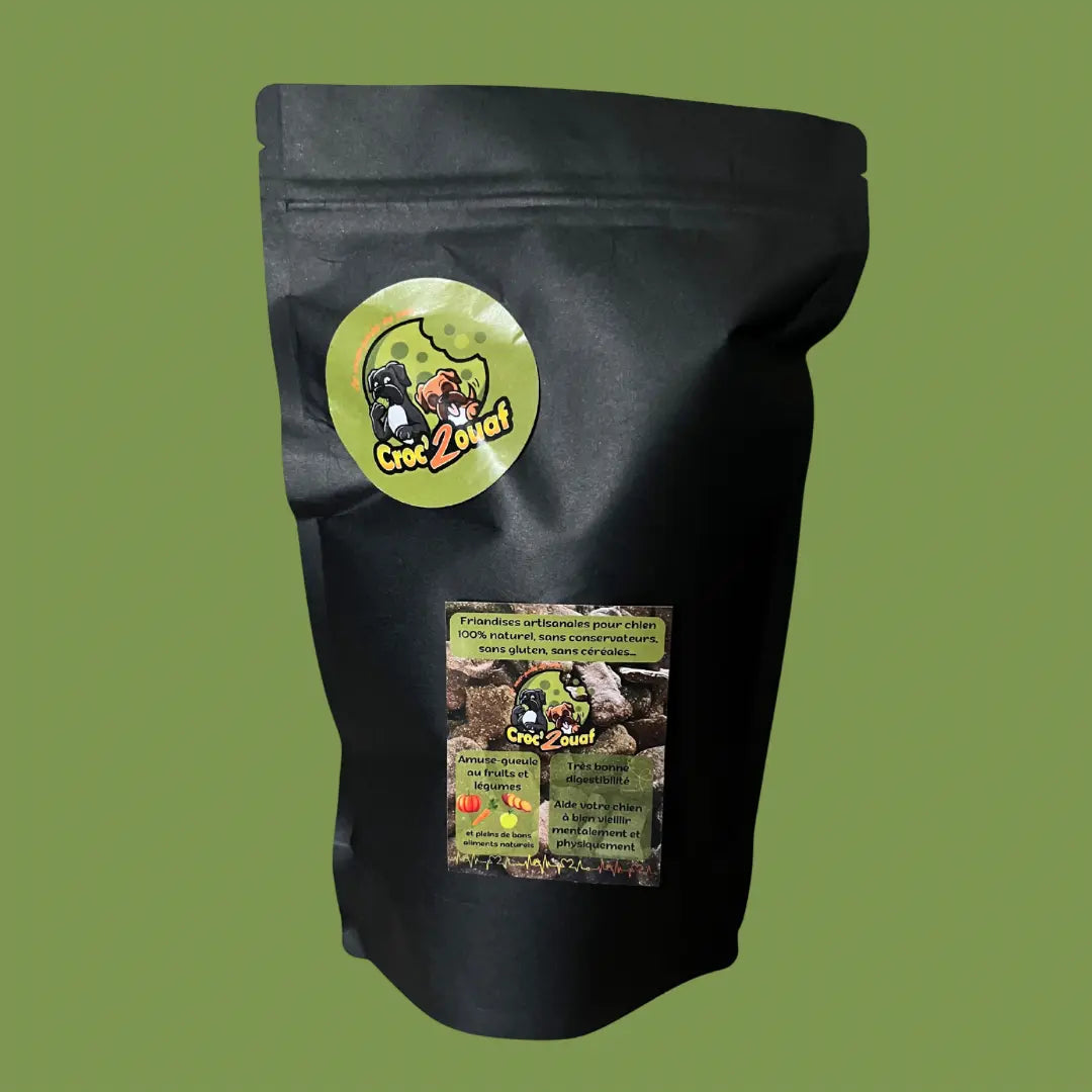Friandises artisanales pour chien fruits et légumes de saison Croc’2ouaf