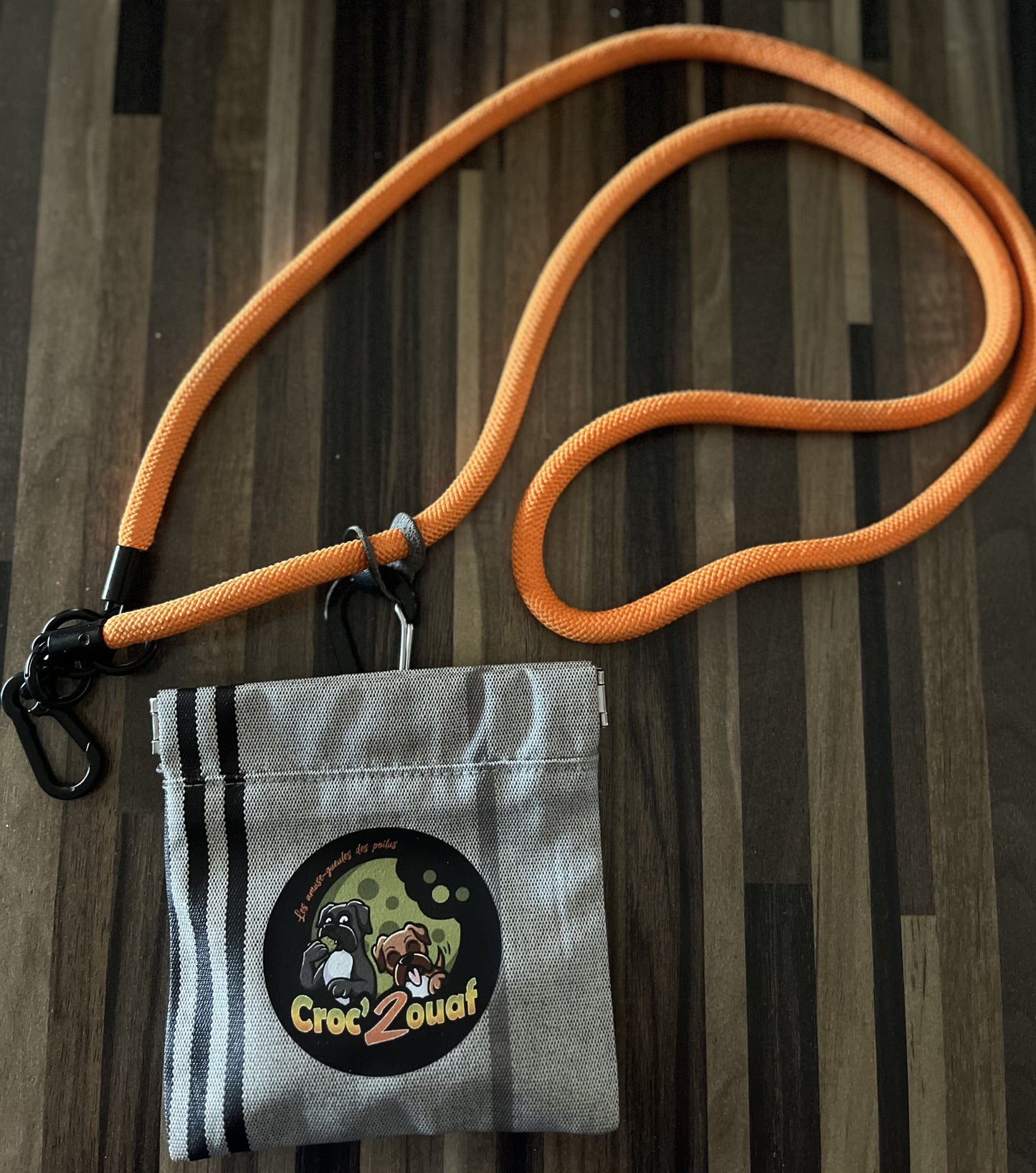 Pochette artisanale pour friandises Croc’2ouaf