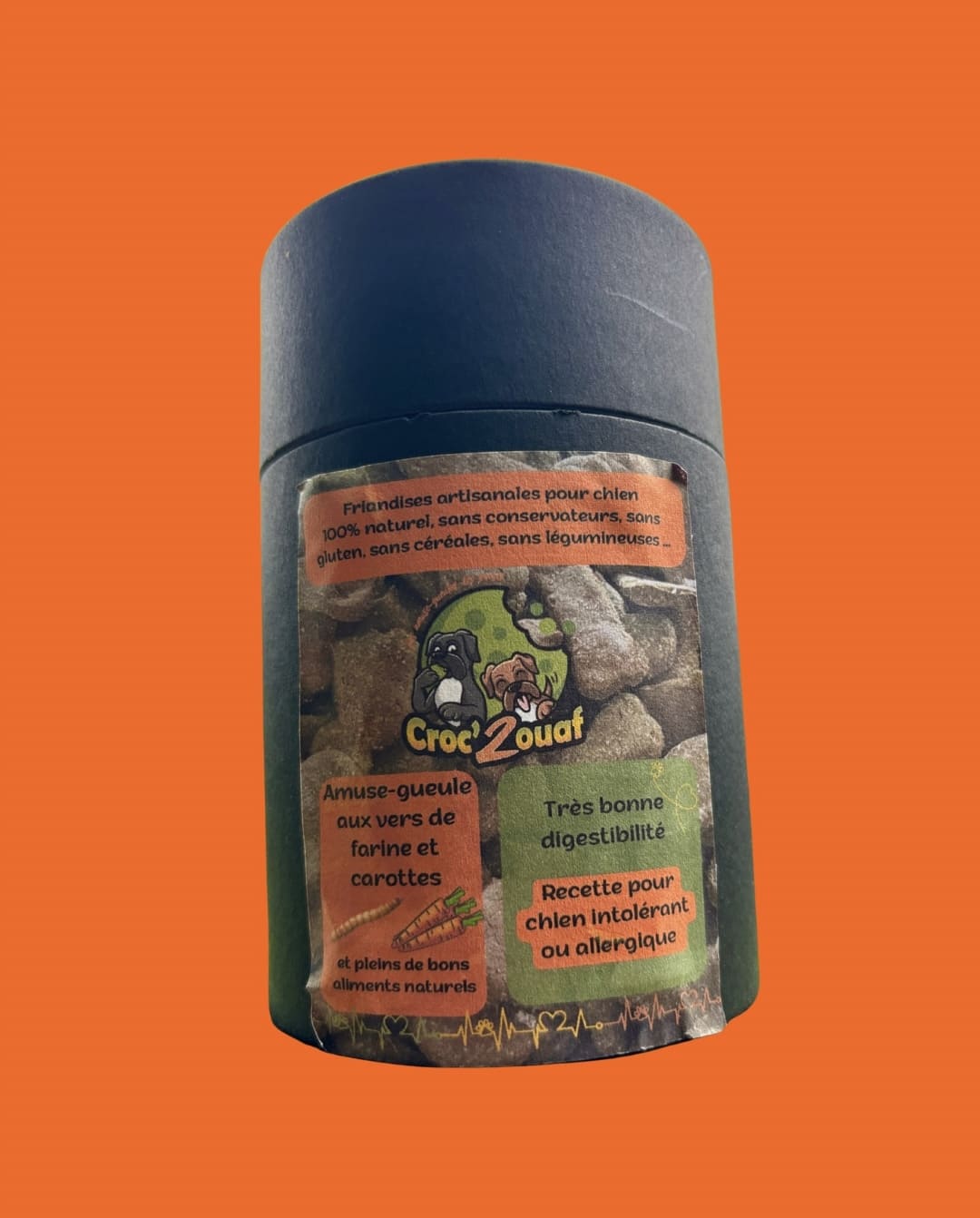 Biscuits vers de farine et carottes