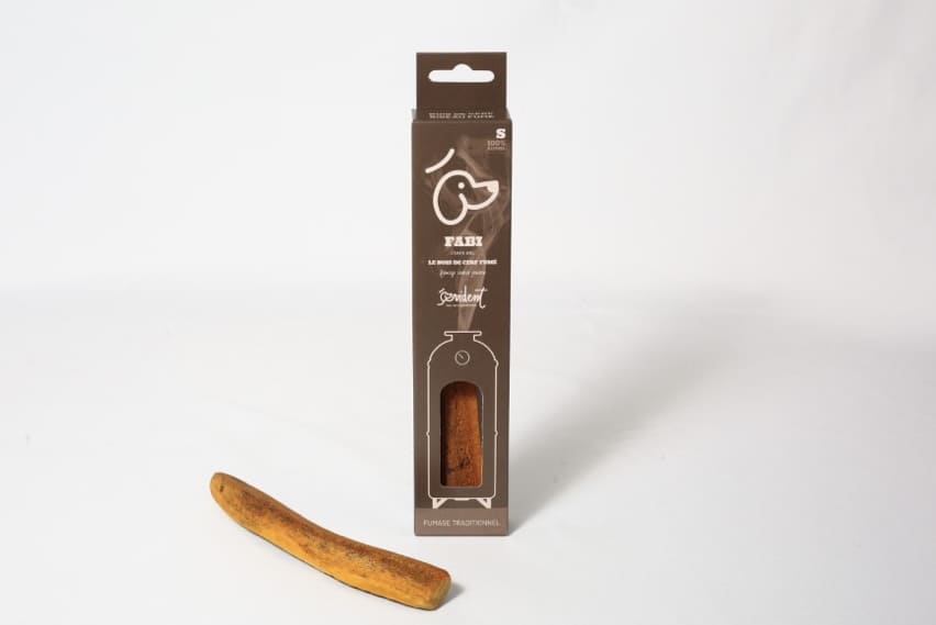 Bois de cerf biseau fumé