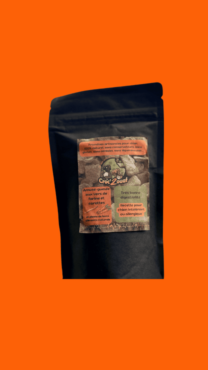 Friandises de travail Vers de farine carottes